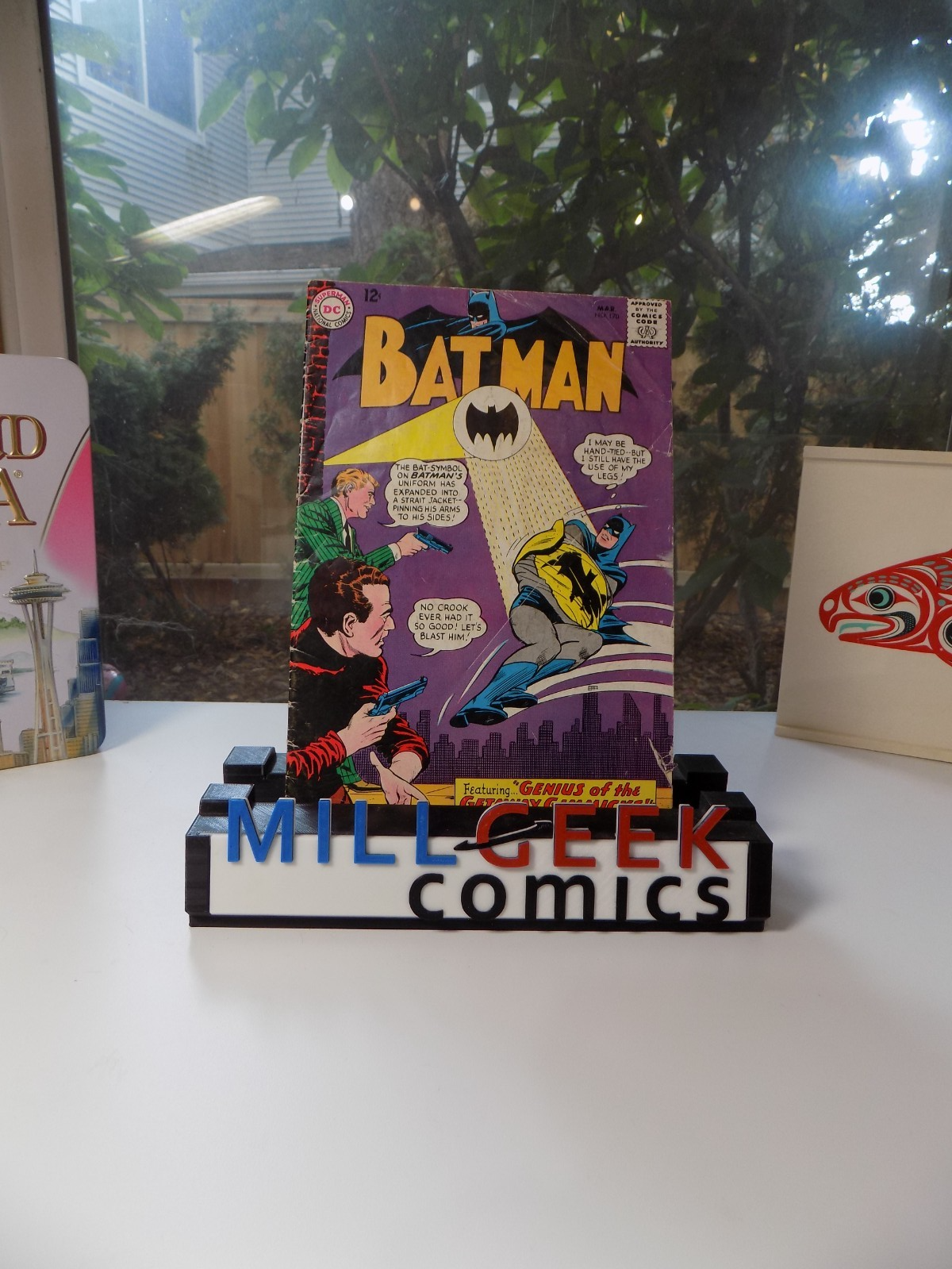 Batman #170 DC Comics Logo Change! Very Good March 1965