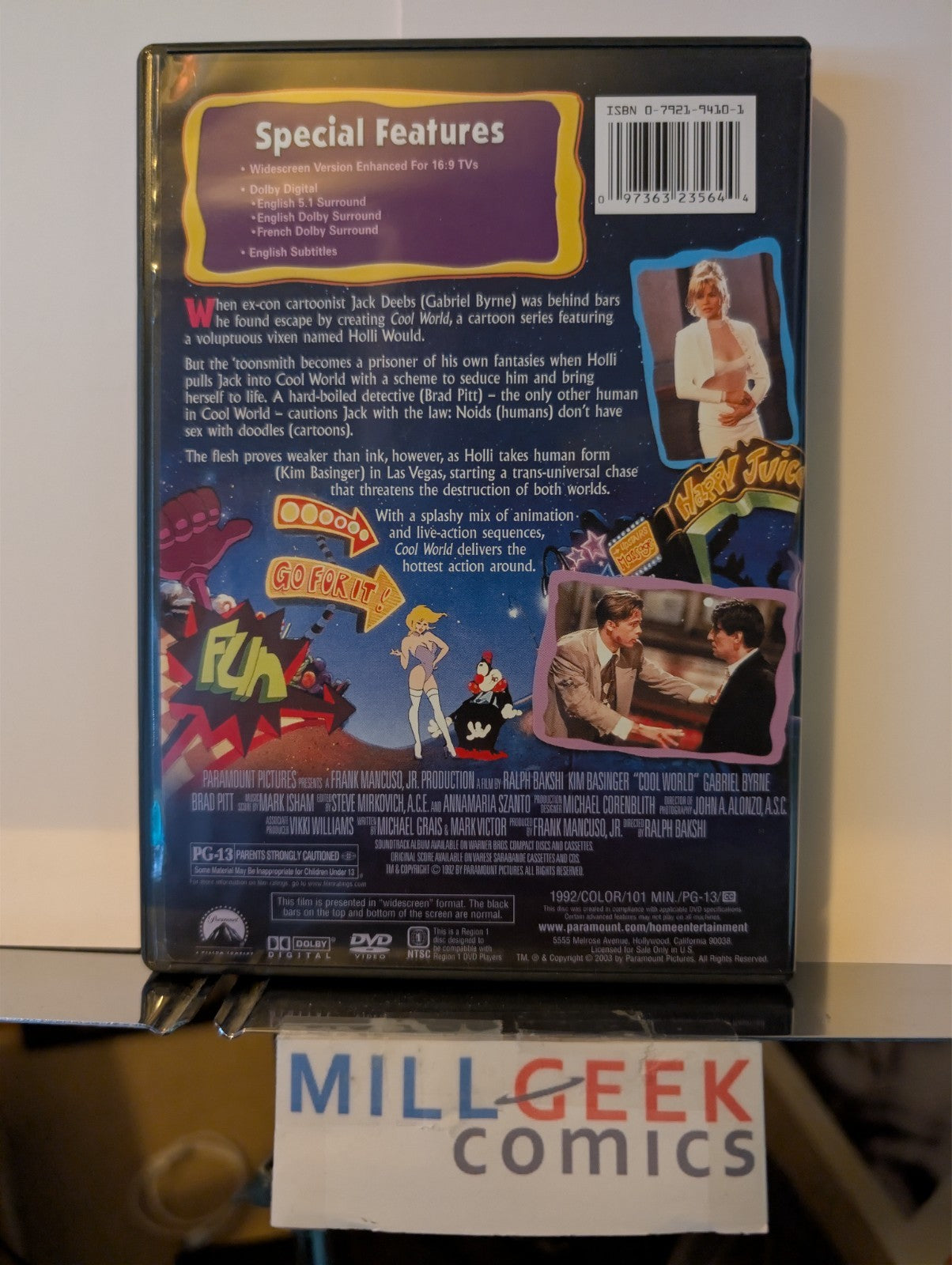 Wizards / Cool World, 2 Ralph Bakshi Animated Movie lot (DVD) -JD