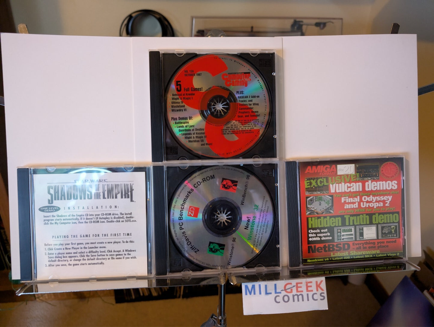 Computer Gaming World October 1997, Amiga Format Disc 20, More, PC CD-ROM JD