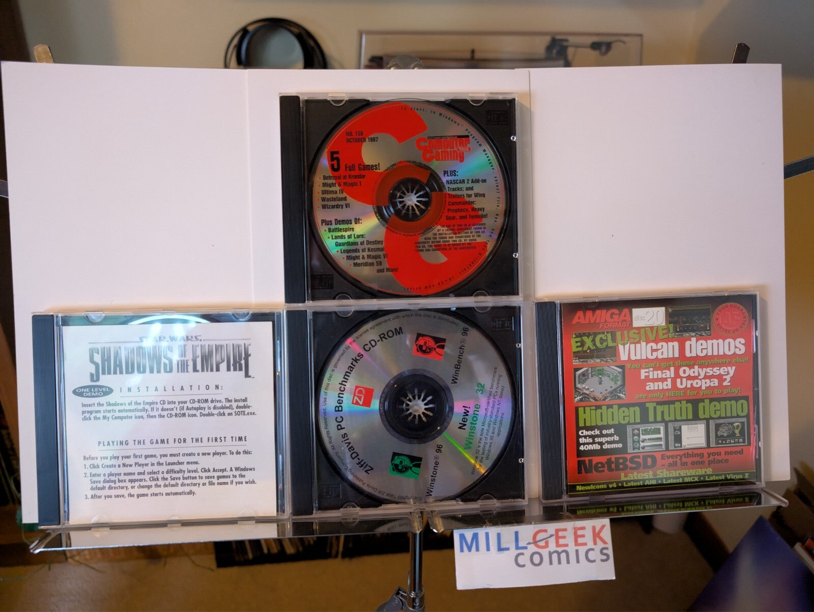 Computer Gaming World October 1997, Amiga Format Disc 20, More, PC CD-ROM JD