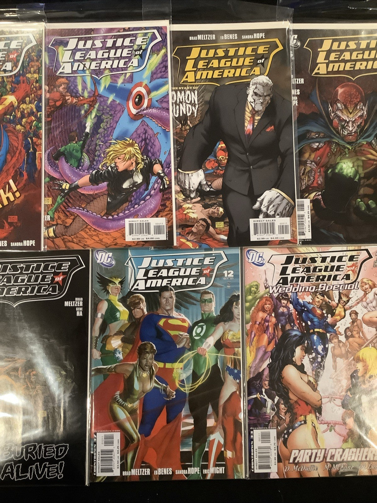 Justice League of America #1-30 + Wedding Special Comic Lot, Meltzer, Benes