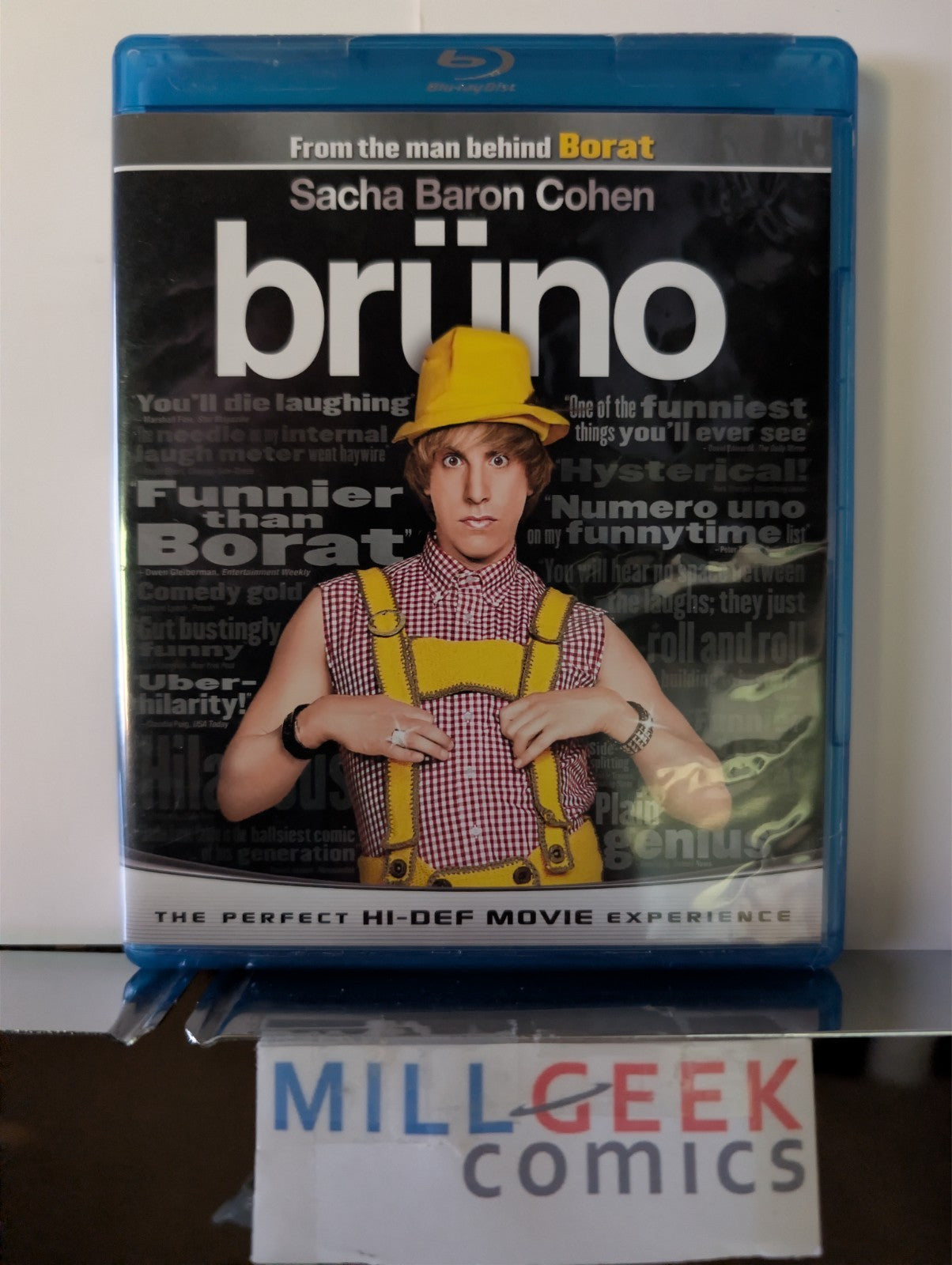 Happy Gilmore / Bruno, 2 Comedy Movie Set (Blu-ray) -JD