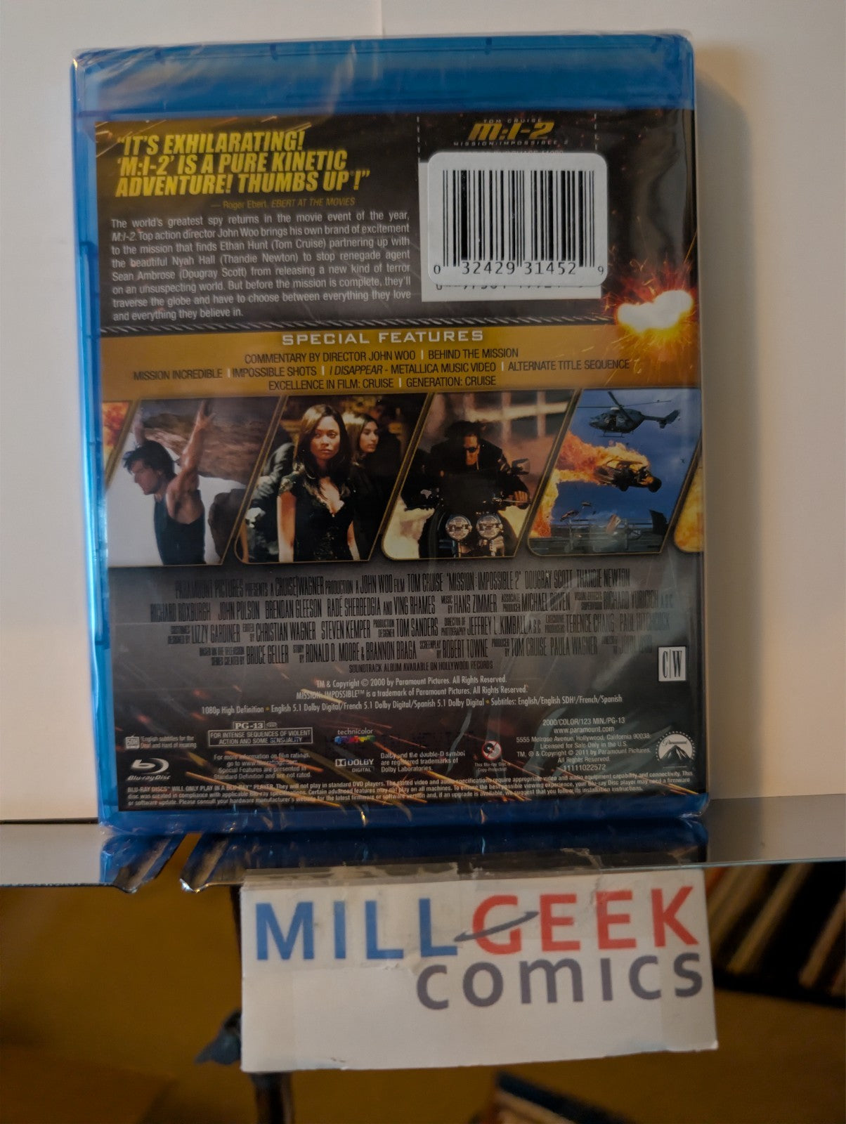 Mission: Impossible 1 2 3 4, Set of 4 Movies (Blu-ray) Like and Brand New -JD