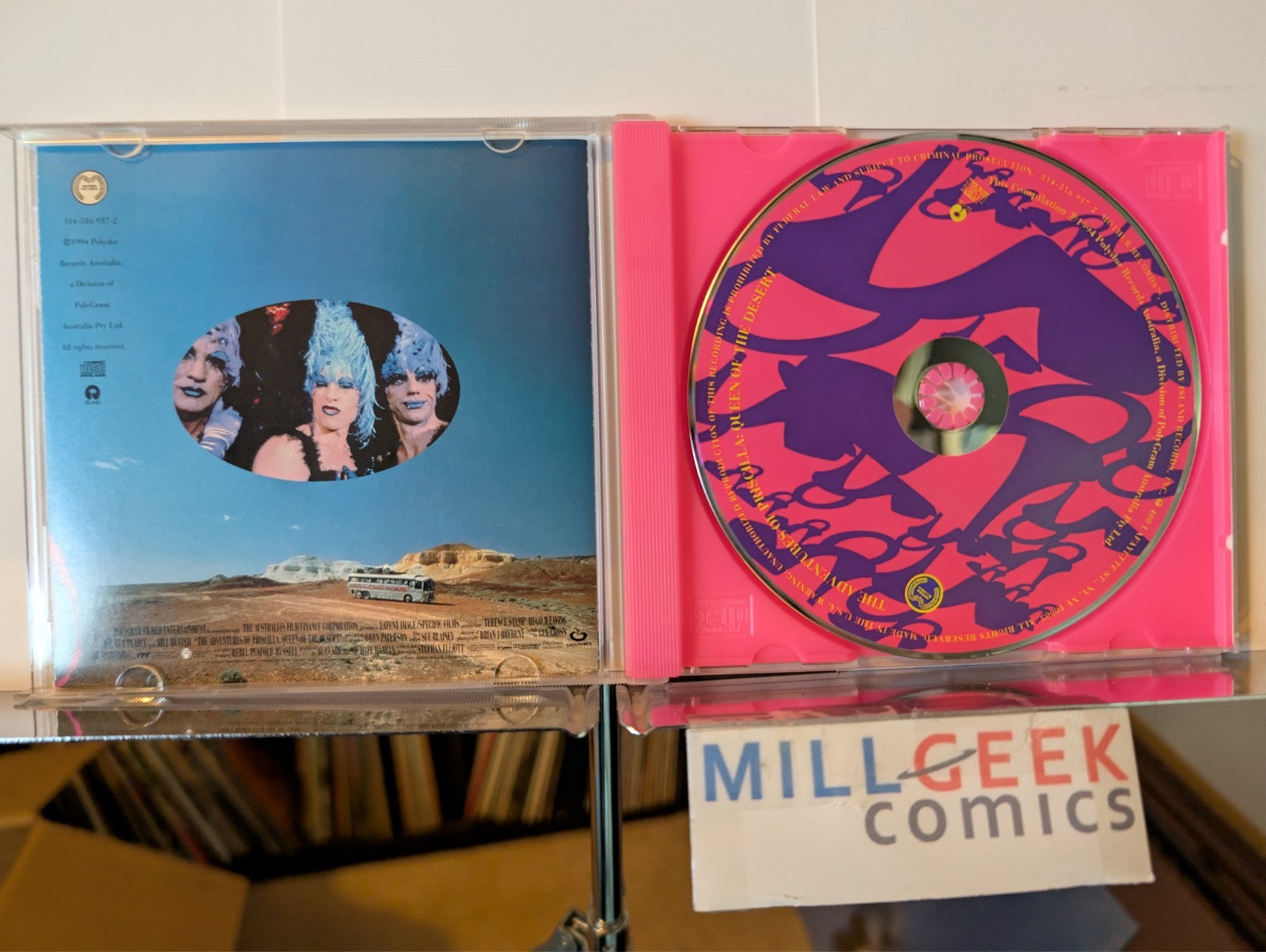 Movie Soundtrack 4 CD Lot (Priscilla, Kill Bill Vol 2, Fifth Element, Crow) -JD