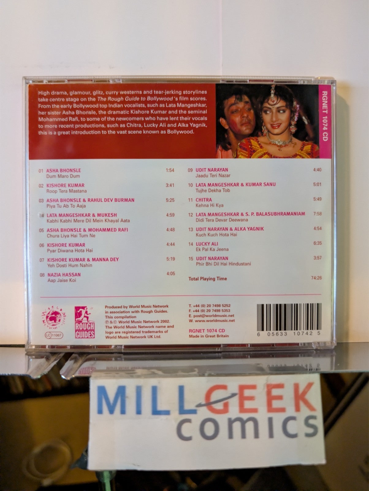 Soundtrack 2 CD Lot (Bollywood Music Rough Guide, Alexander Nevsky) -JD