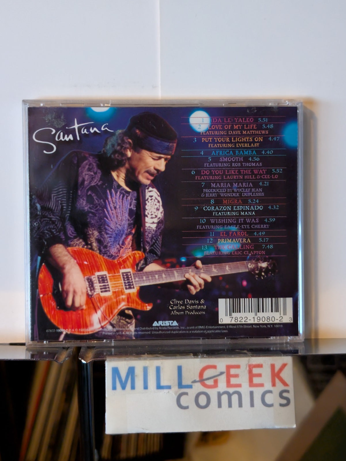 Phil Collins - Face Value / Santana - Supernatural (CD 1981) Like New -JD