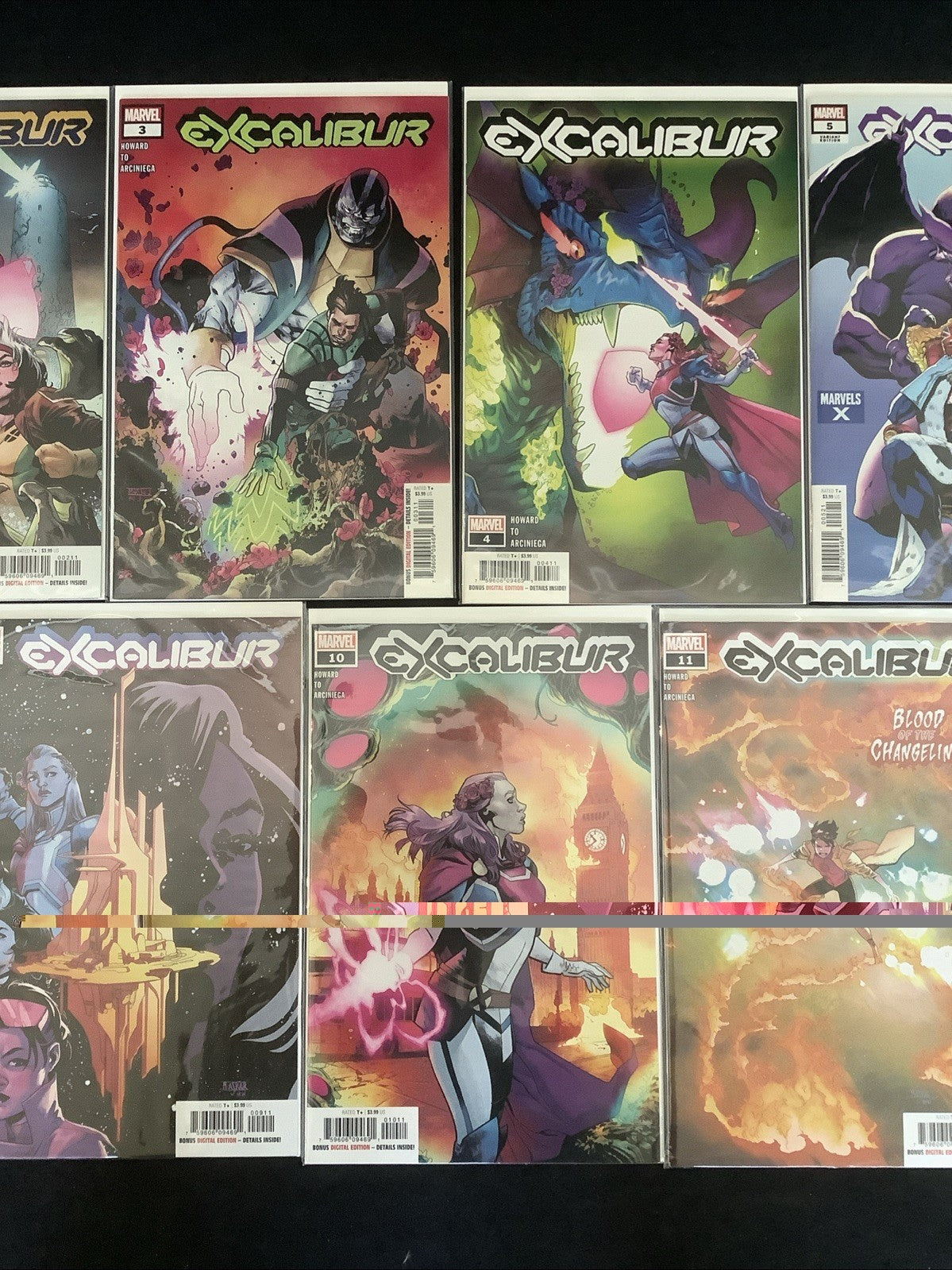 Excalibur #1-26 Complete Comic Series, Marvel, Tini Howard/Marcus To, 2019