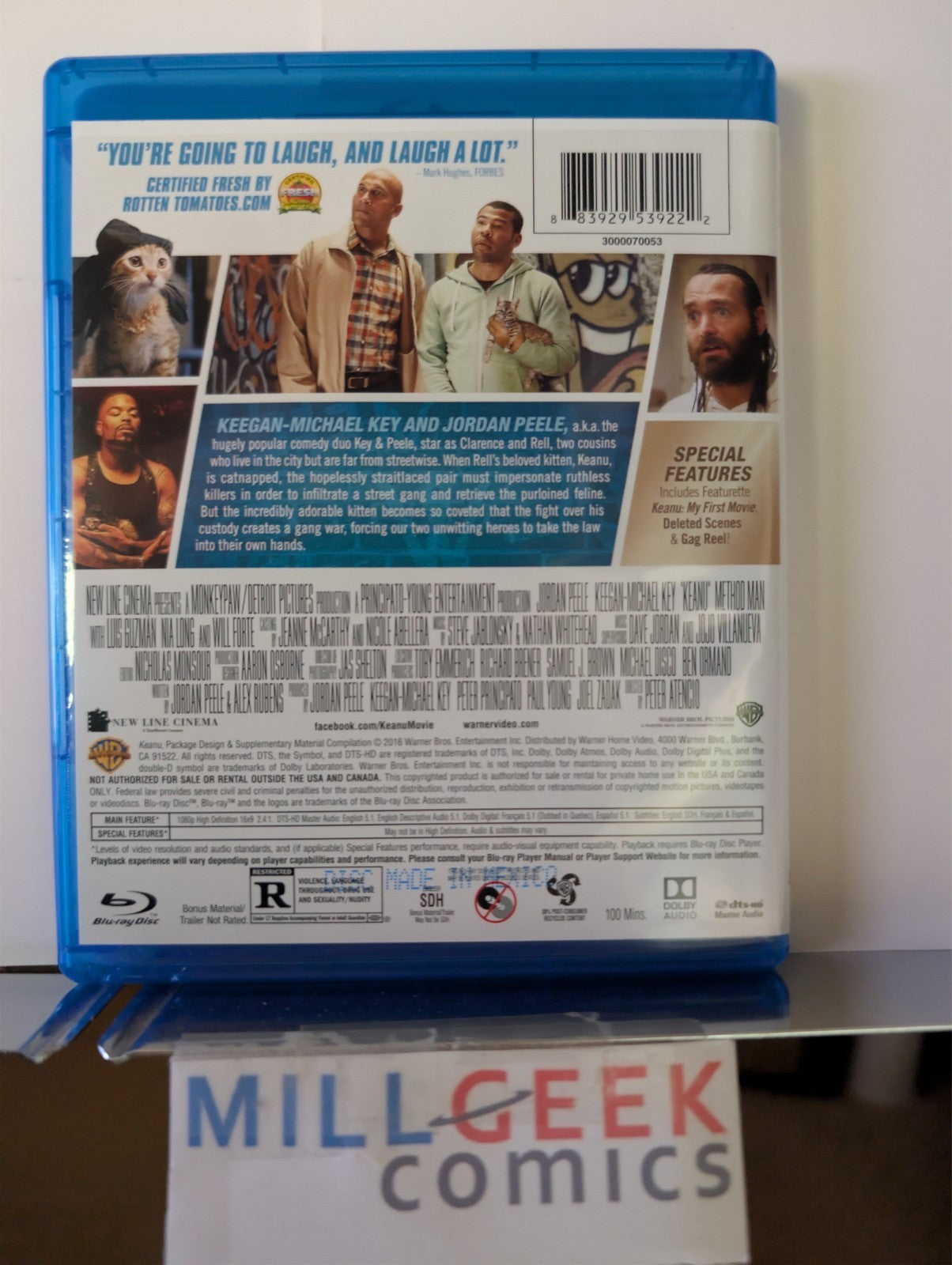 Keanu / Life, 2 Comedy Movie Set (Blu-ray) -JD