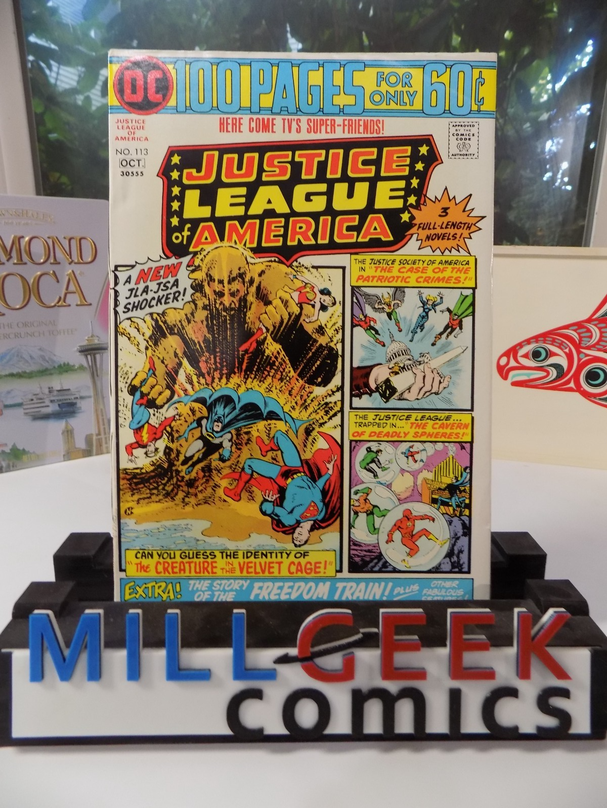Justice League of America #113 DC Comic October 1974 Very Fine-