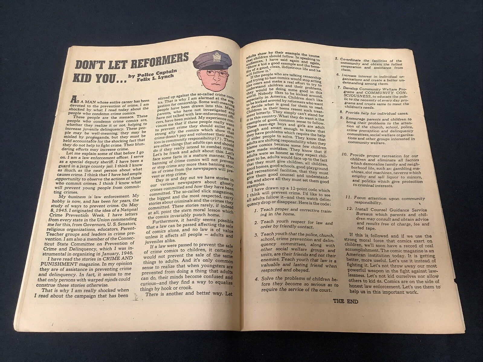 Crime and Punishment #16 (Lev Gleason July 1949) VG/F (5.0) C.H. Moore