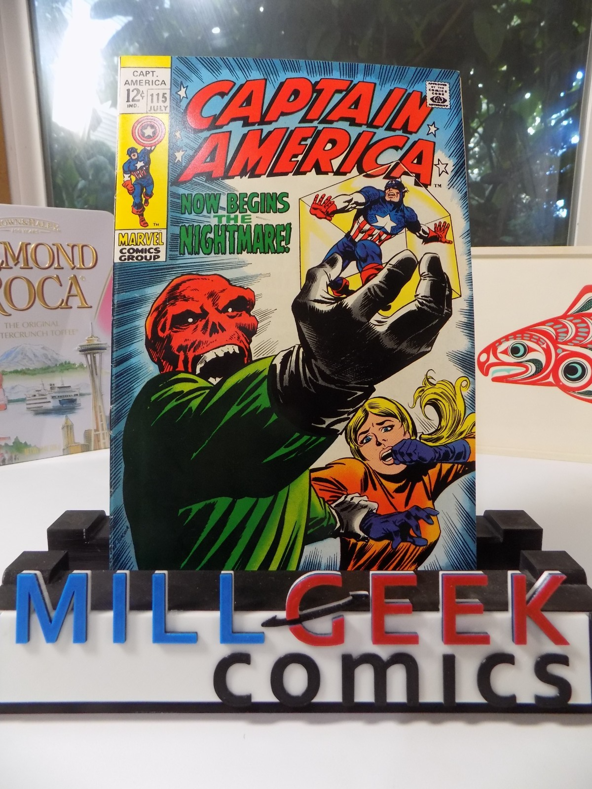 Captain America #115 Marvel Comic July 1969 Fine+