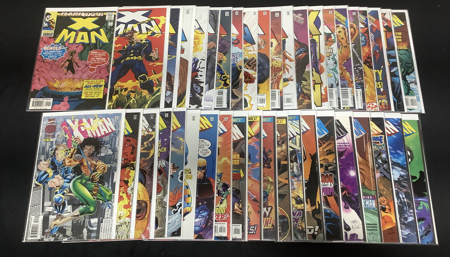 X-Man Complete Comic Series, #1-75, #-1, Annuals #1-3, All Saints Day One-Shot