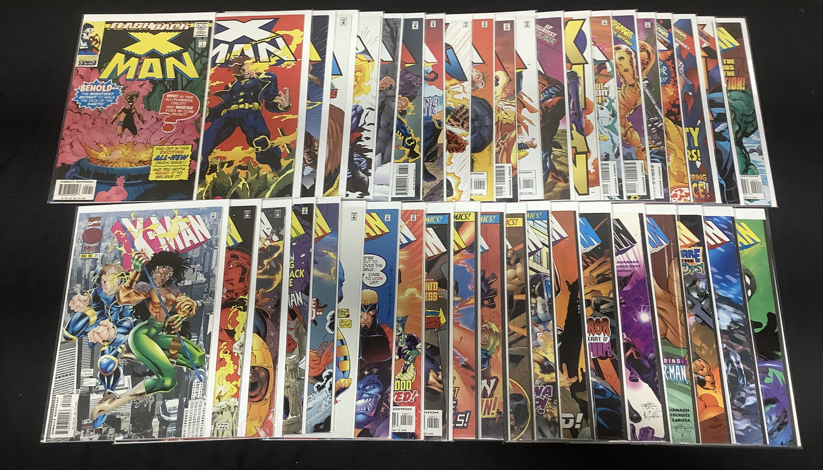 X-Man Complete Comic Series, #1-75, #-1, Annuals #1-3, All Saints Day One-Shot