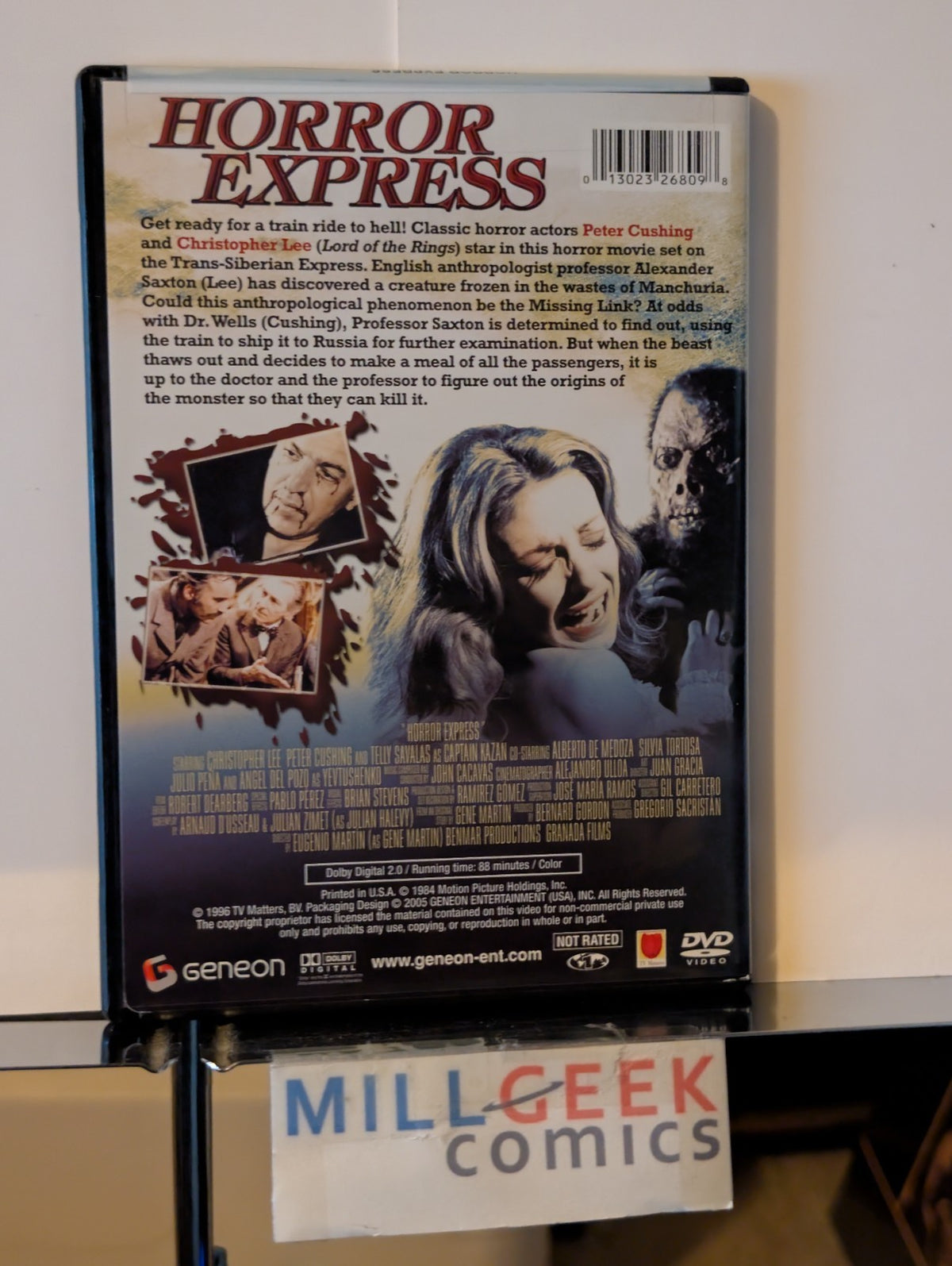 In the Mouth of Madness / Horror Express / Resident Evil Extinction (DVD) -JD