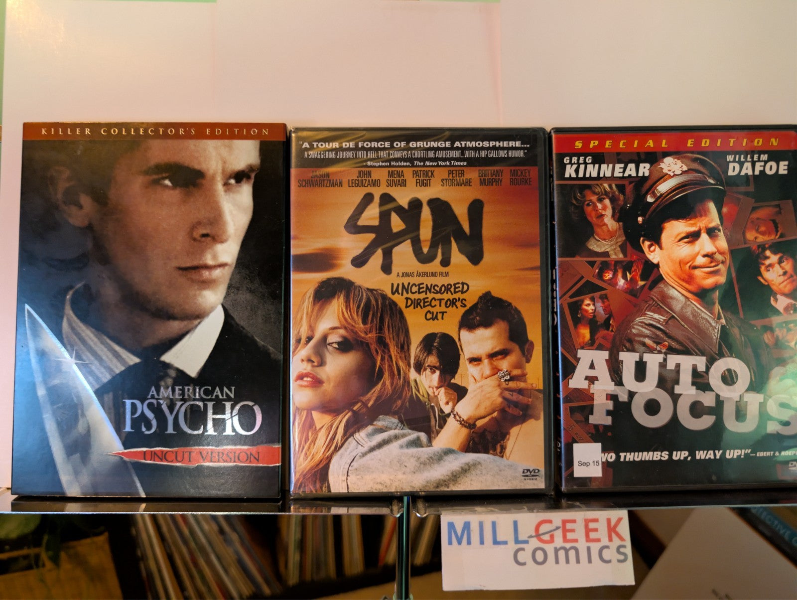 American Psycho / Spun / Auto Focus, 3 Movie Set (DVD) -JD