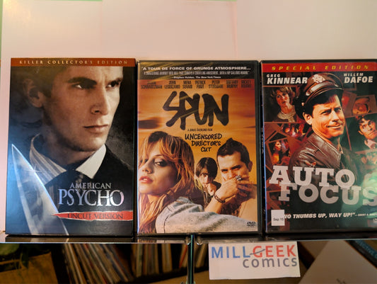 American Psycho / Spun / Auto Focus, 3 Movie Set (DVD) -JD