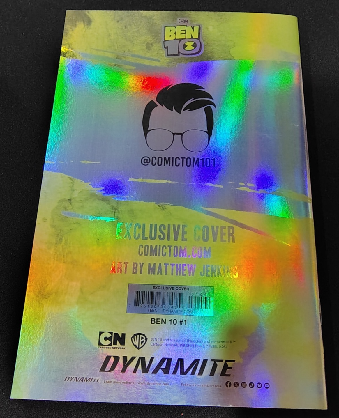 BEN 10 #1 Matthew Jenkins SDCC Foil Absolute Batman Homage Exclusive! 50 made!