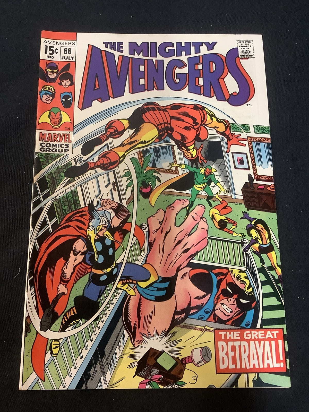 Avengers #66 (1969) VF (8.0) 1st Appearance of Ultron-6, 1st Mention Adamantium