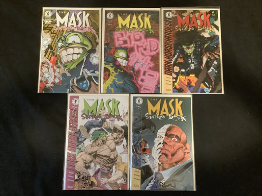 The Mask Strikes Back #1-5 Complete Comic Set, Dark Horse, Arcudi/Mahnke