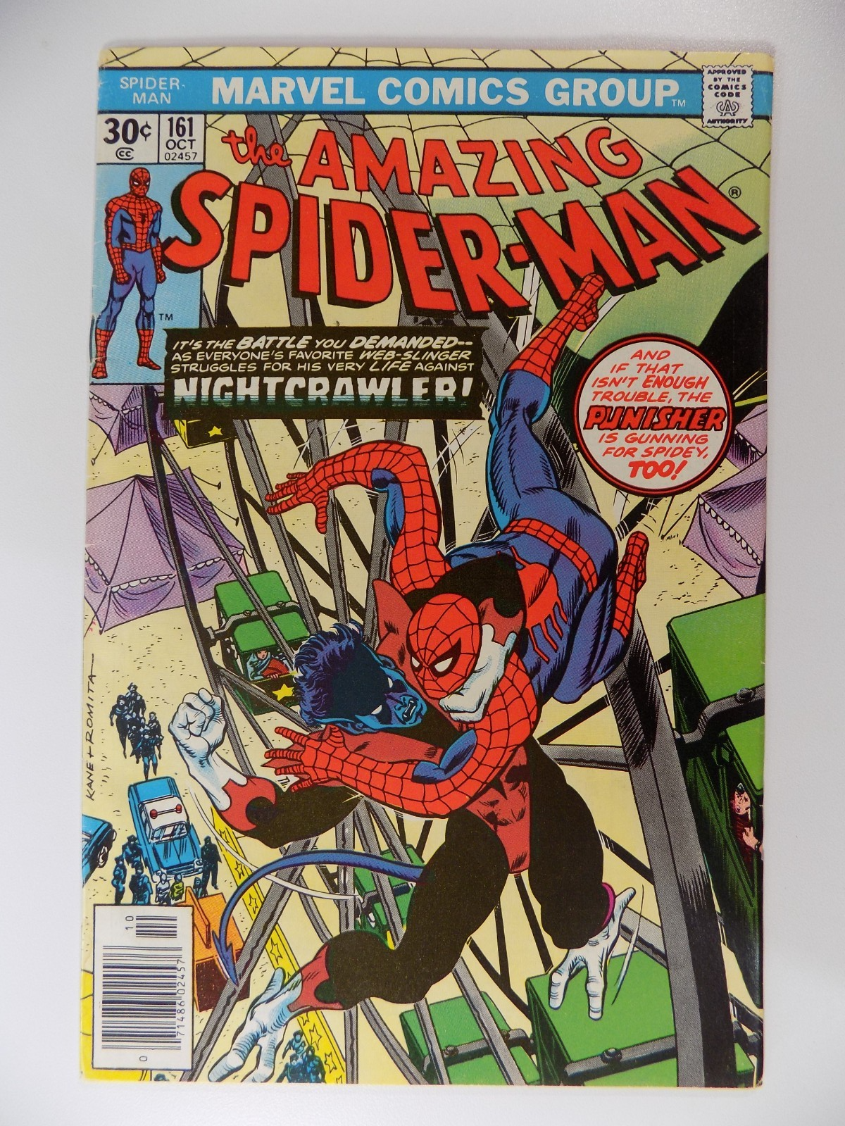 Amazing Spider-Man #161 Marvel Comic October 1976 Fine/Very Fine