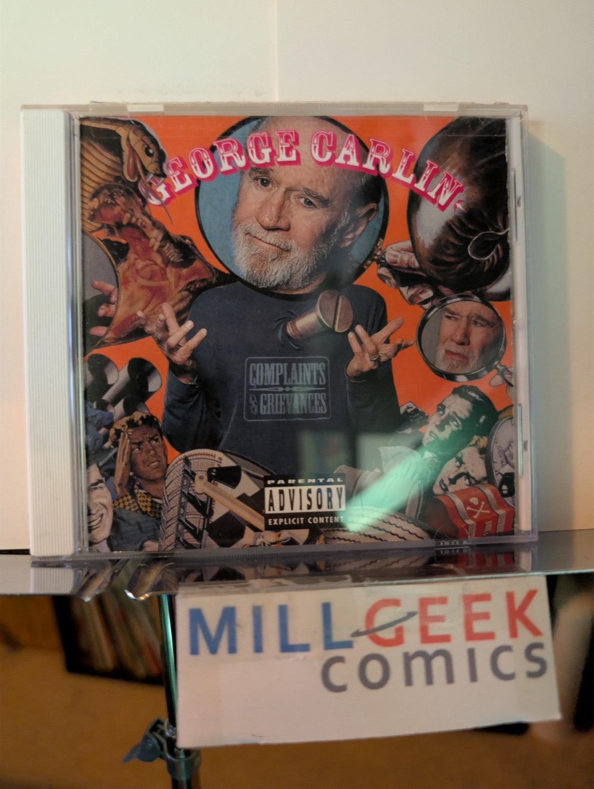George Carlin, 2 Standup Albums (Complaints & Grievances, Back in Town) -JD