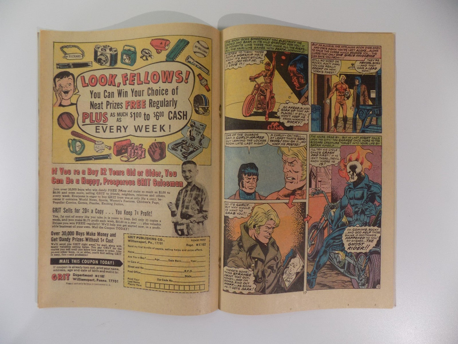 Marvel Spotlight #7 Ghost Rider December 1972 Very Fine-