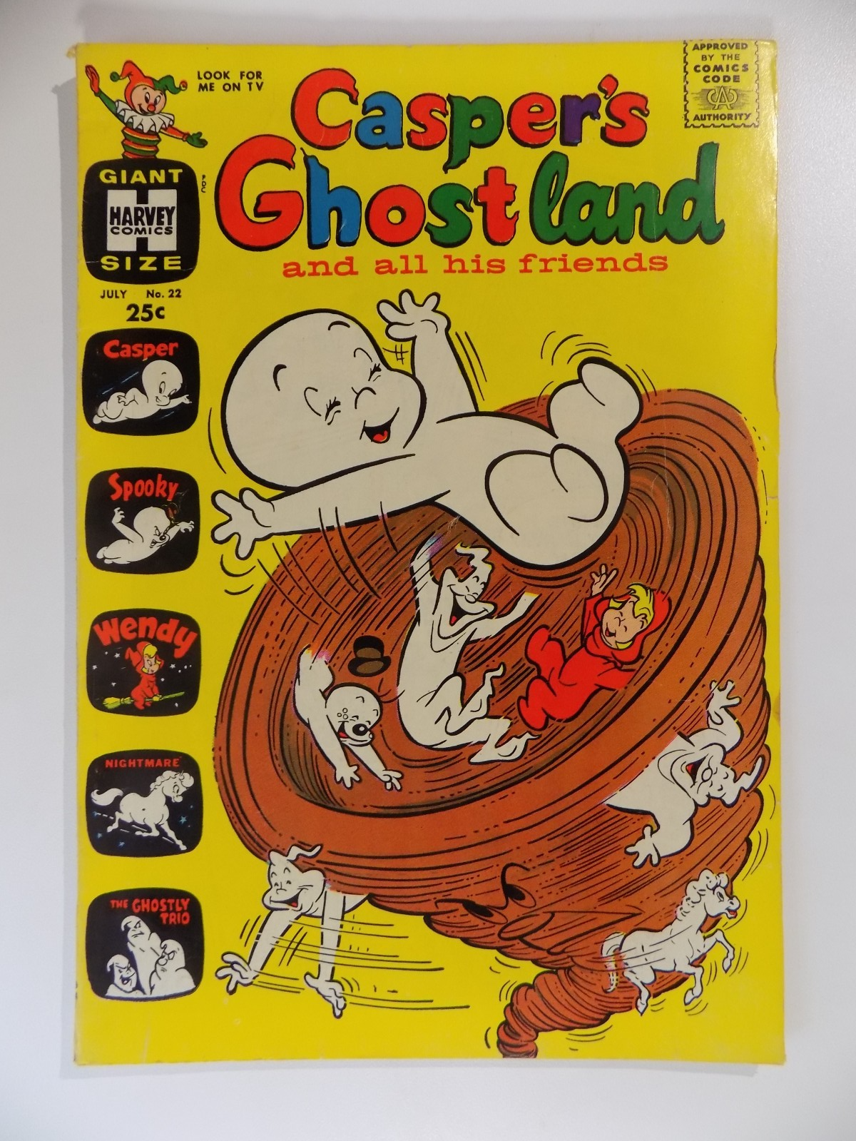 Casper's Ghostland #22 Harvey Comic July 1964 Fine+