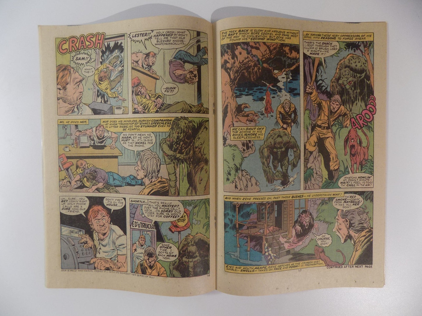 Man-Thing #10 Marvel Comic October 1974 Very Fine+