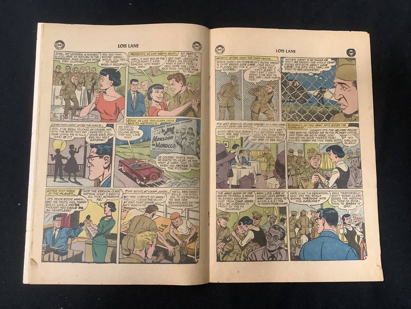 SUPERMAN'S GIRLFRIEND LOIS LANE #14 (1960) VG- (3.5) Centerfold Detached