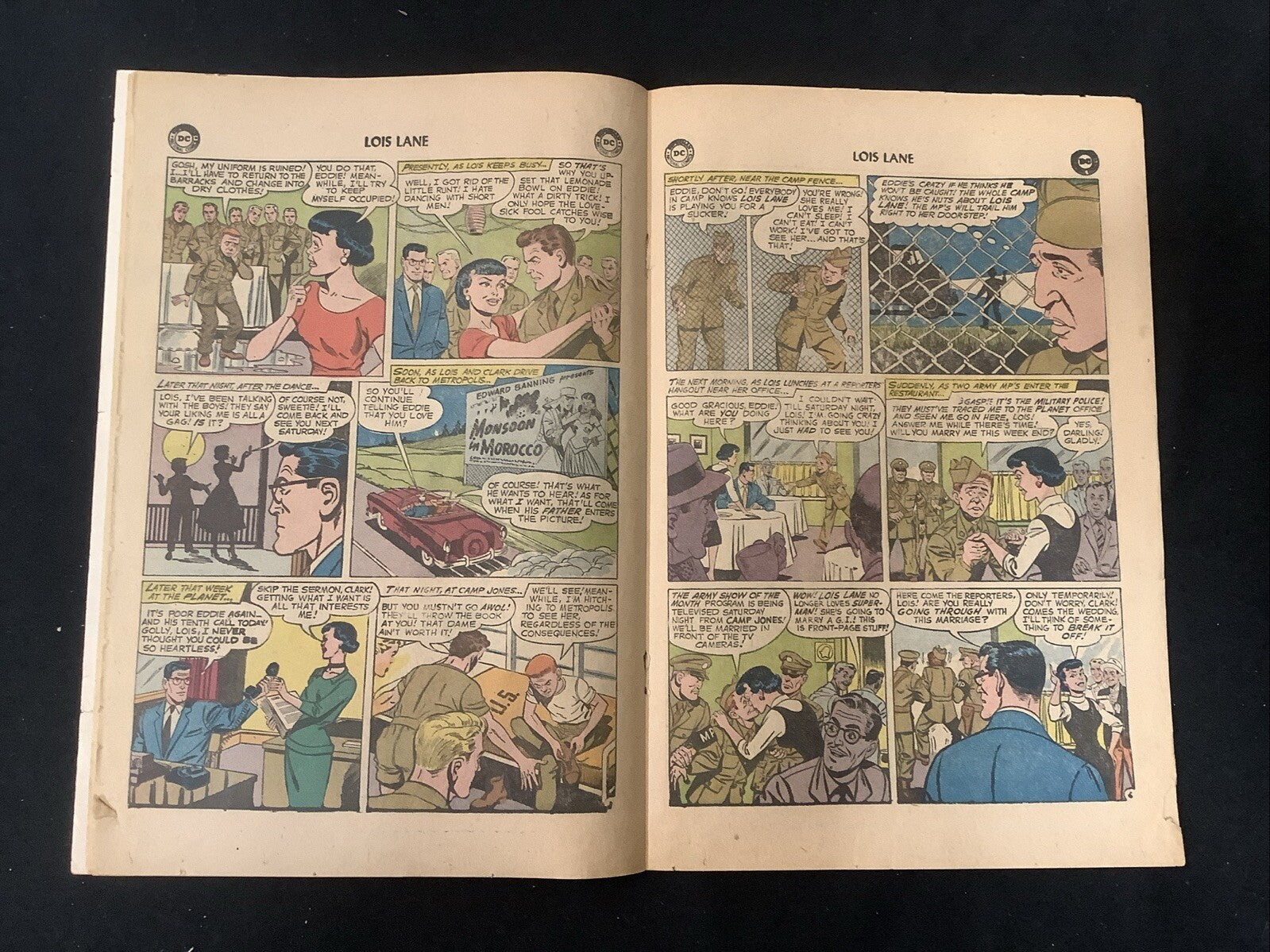SUPERMAN'S GIRLFRIEND LOIS LANE #14 (1960) VG- (3.5) Centerfold Detached