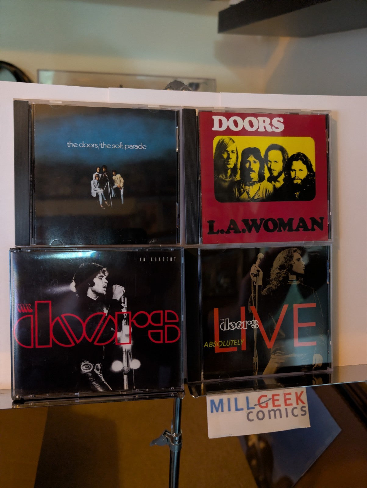 The Doors 4 CD Lot (Soft Parade, L.A. Woman, In Concert, Absolutely Live) -JD