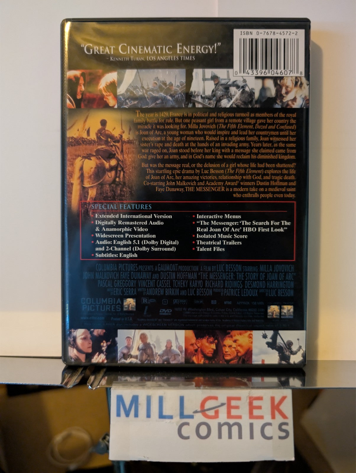 Medieval  4 Movie Lot - Lion in Winter, Hamlet, Joan of Arc, Messenger (DVD) -JD