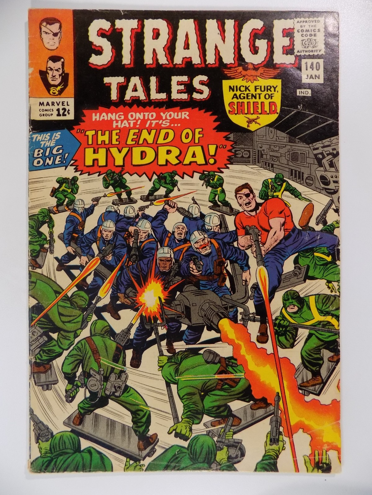 Strange Tales #140 Marvel Comic January 1966 Fine+