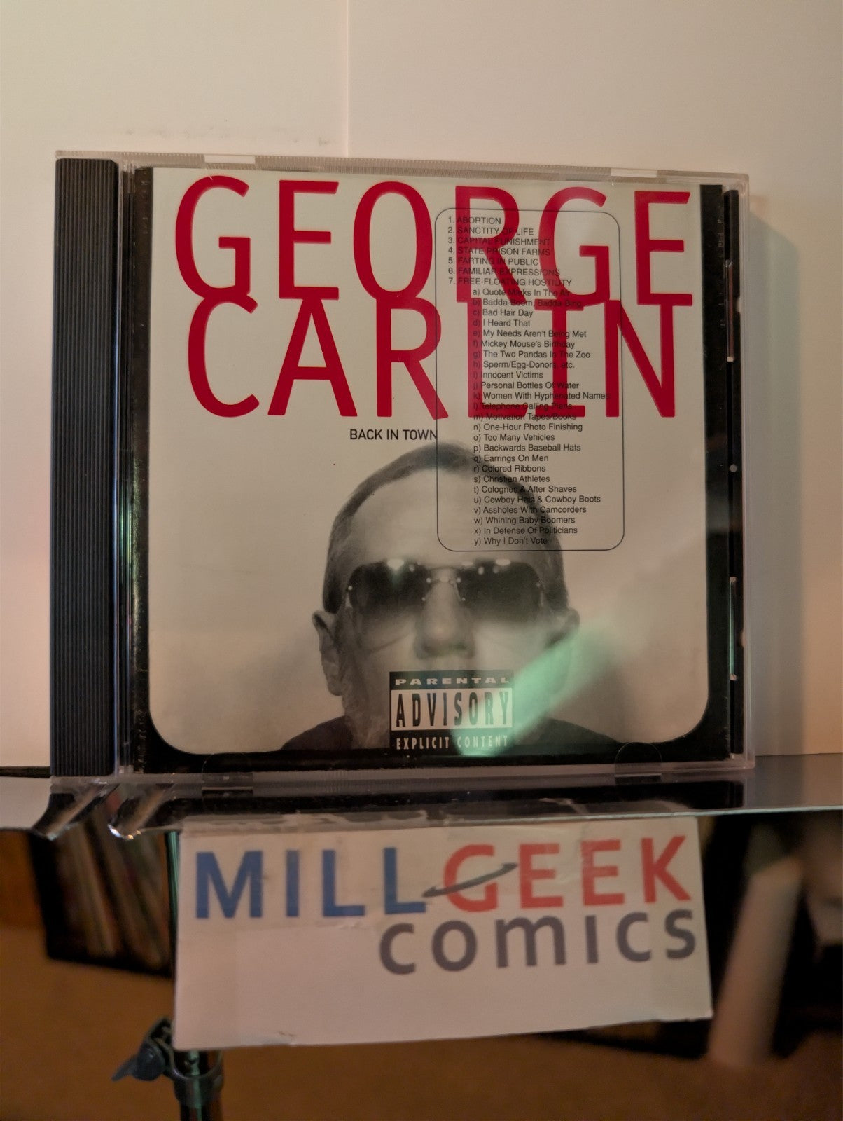 George Carlin, 2 Standup Albums (Complaints & Grievances, Back in Town) -JD