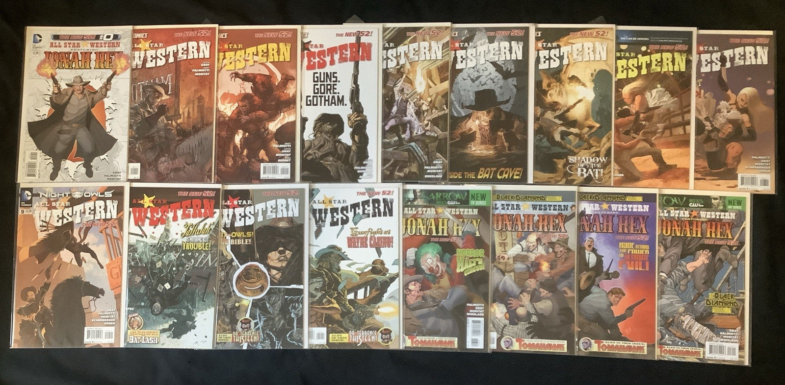 All Star Western #0-16 Comic Lot, DC Comics, Justin Gray/Jimmy Palmiotti, 2011
