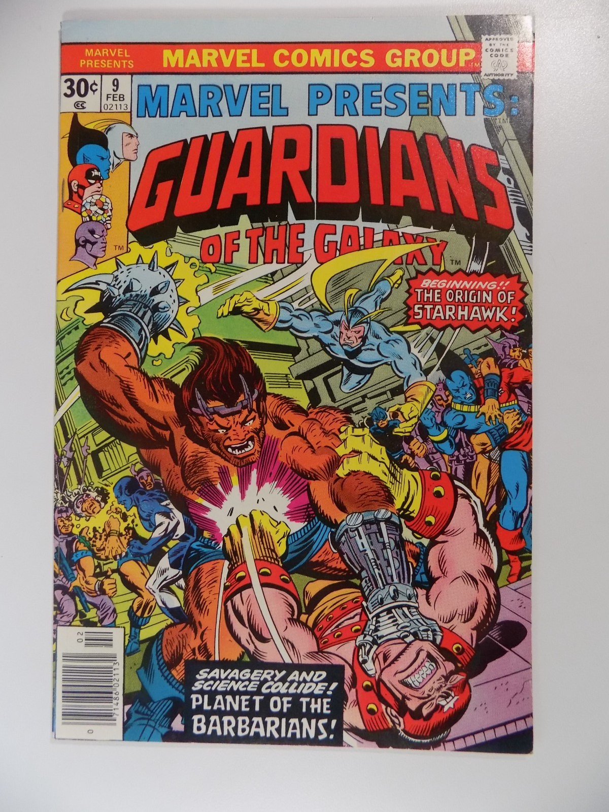 Marvel Presents: Guardians o/t Galaxy #9 Marvel Comic February 1977 Very Fine+