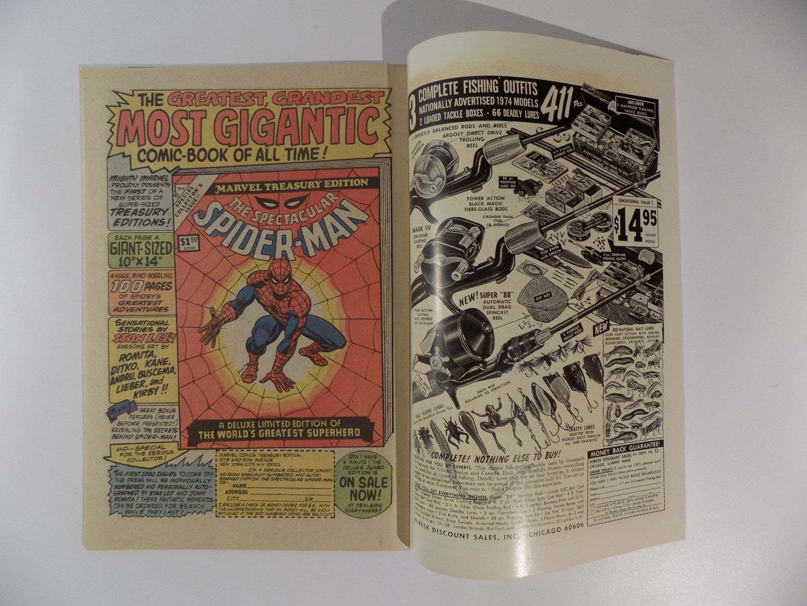 Man-Thing #10 Marvel Comic October 1974 Very Fine+