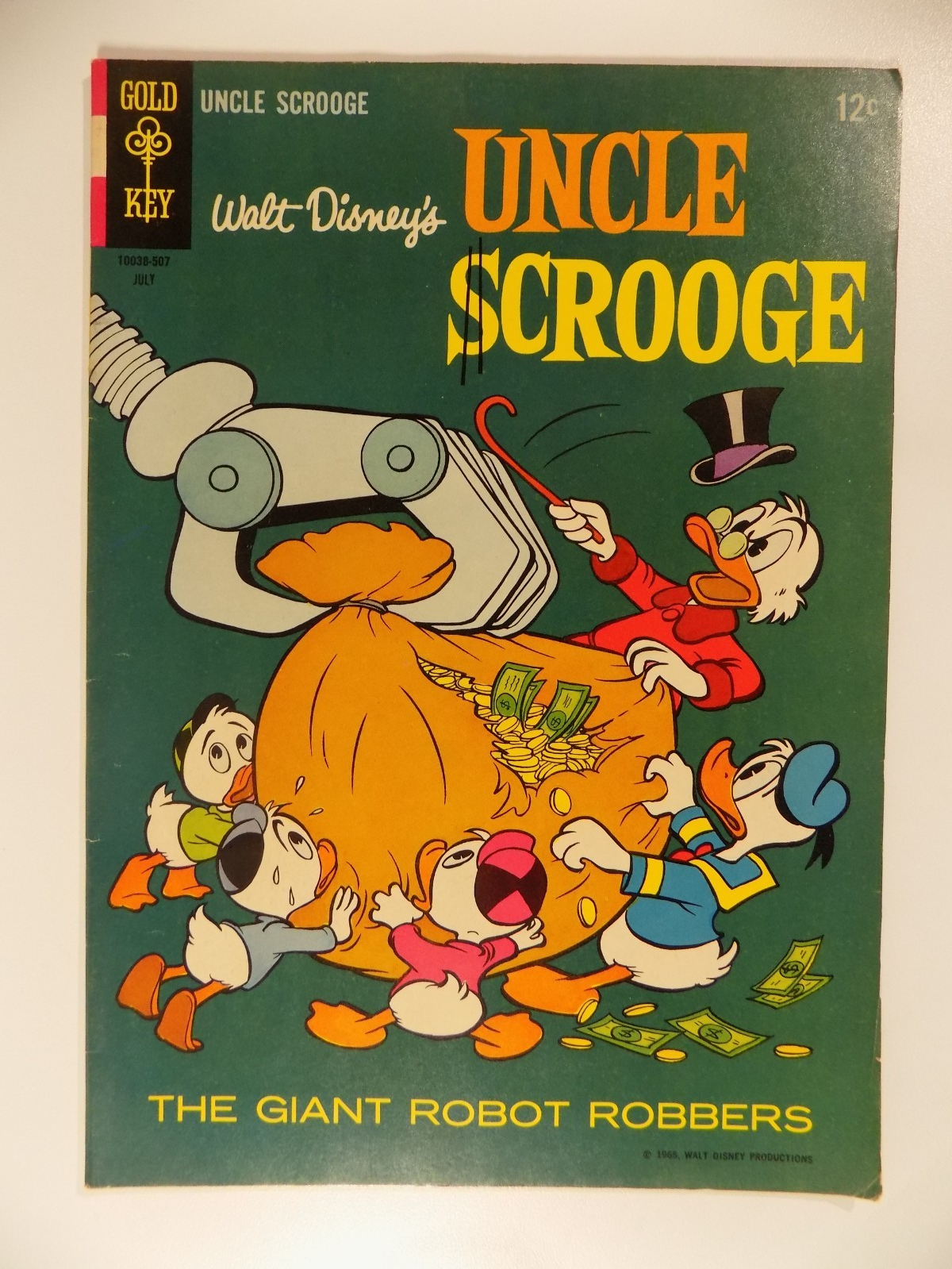 Walt Disney's Uncle Scrooge #58 Gold Key Comic July 1965 Very Fine-