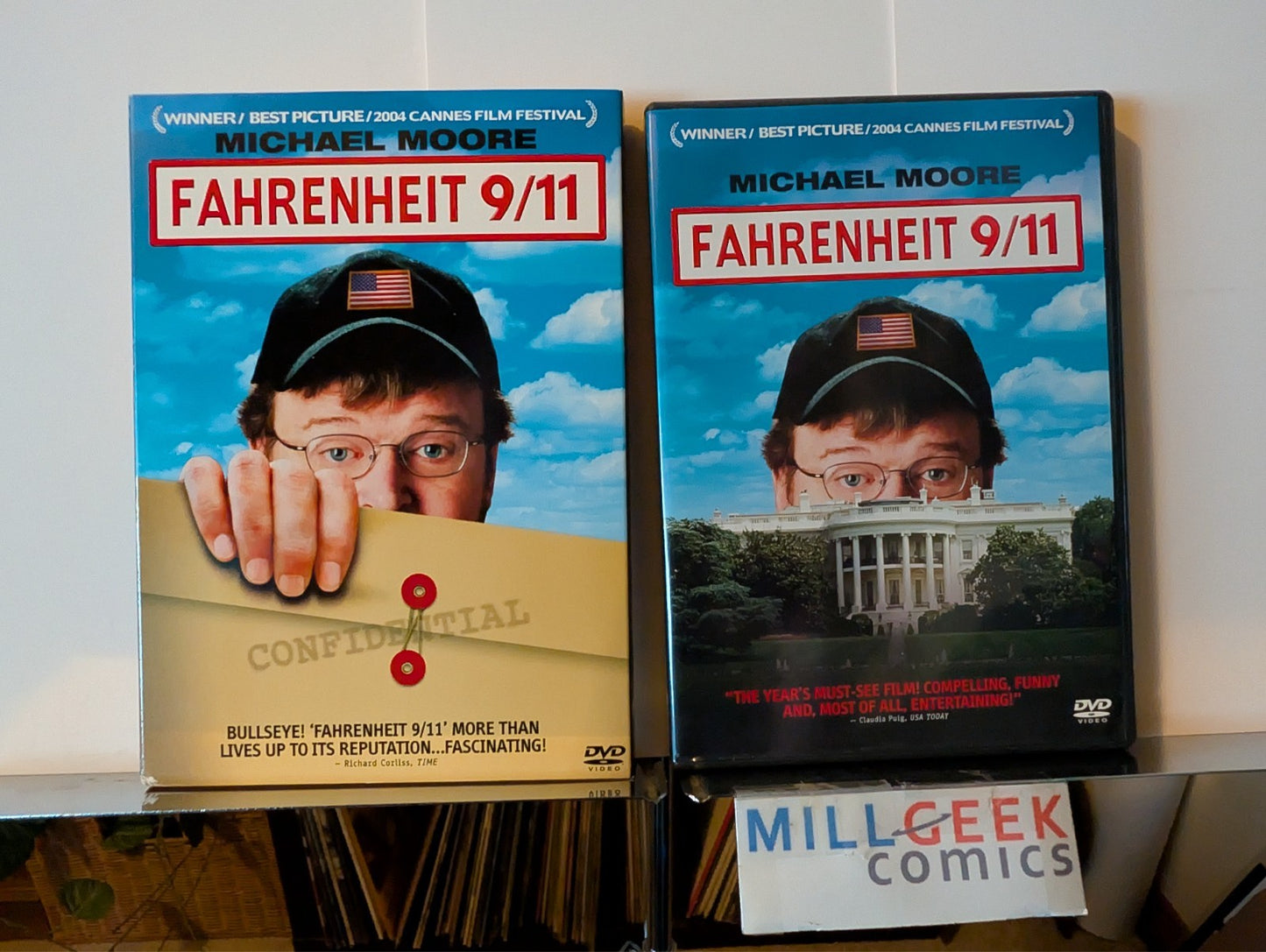 Fahrenheit 9/11 / A Beautiful Mind, 2 Movie Set (DVD) Like New -JD
