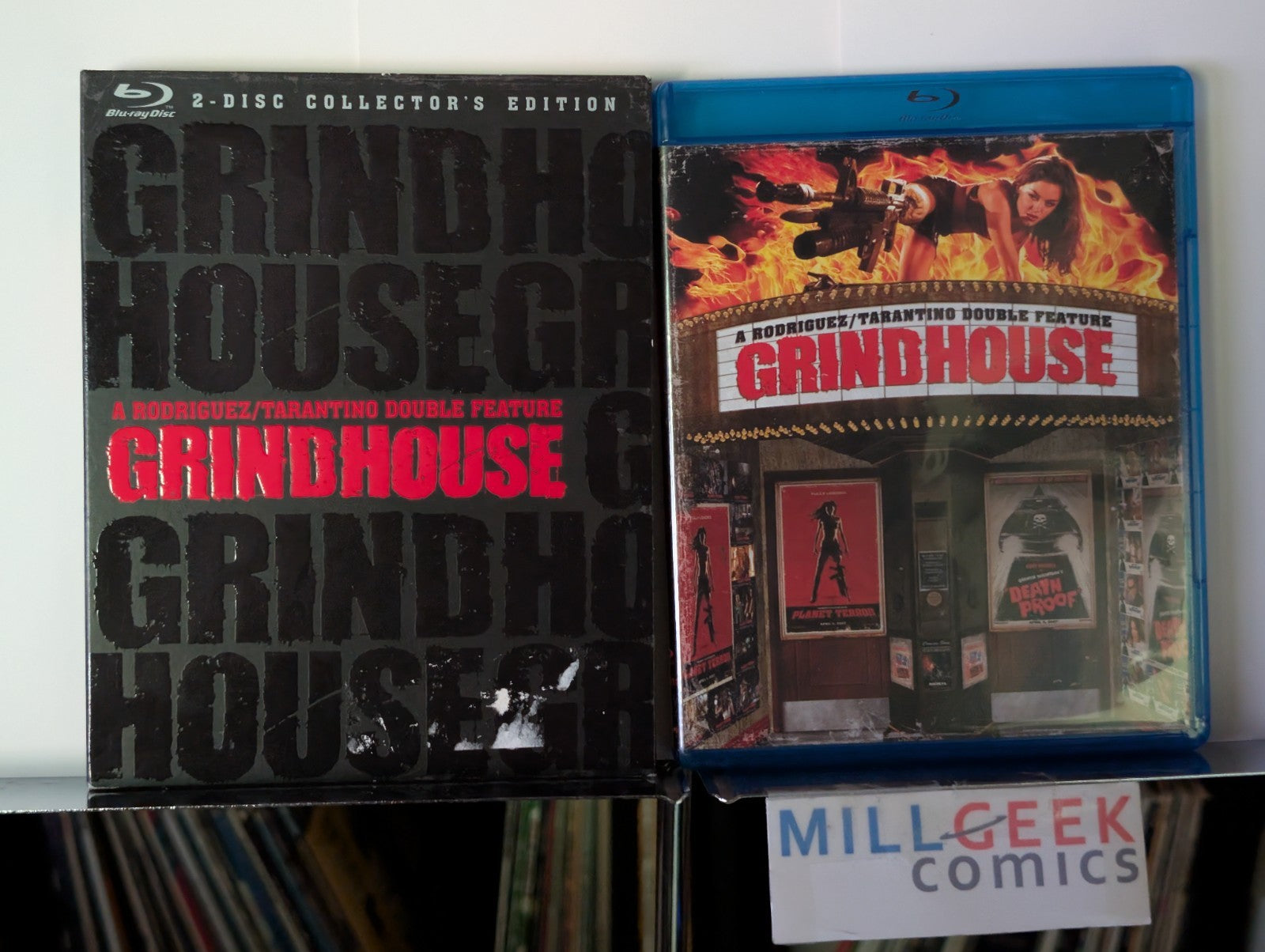 Grindhouse (Planet Terror & Death Proof) with Slipcover (Blu Ray) -JD