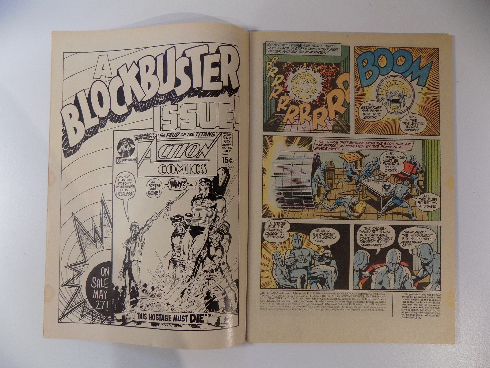 Mister Miracle #3 DC Comic August 1971 Fine+
