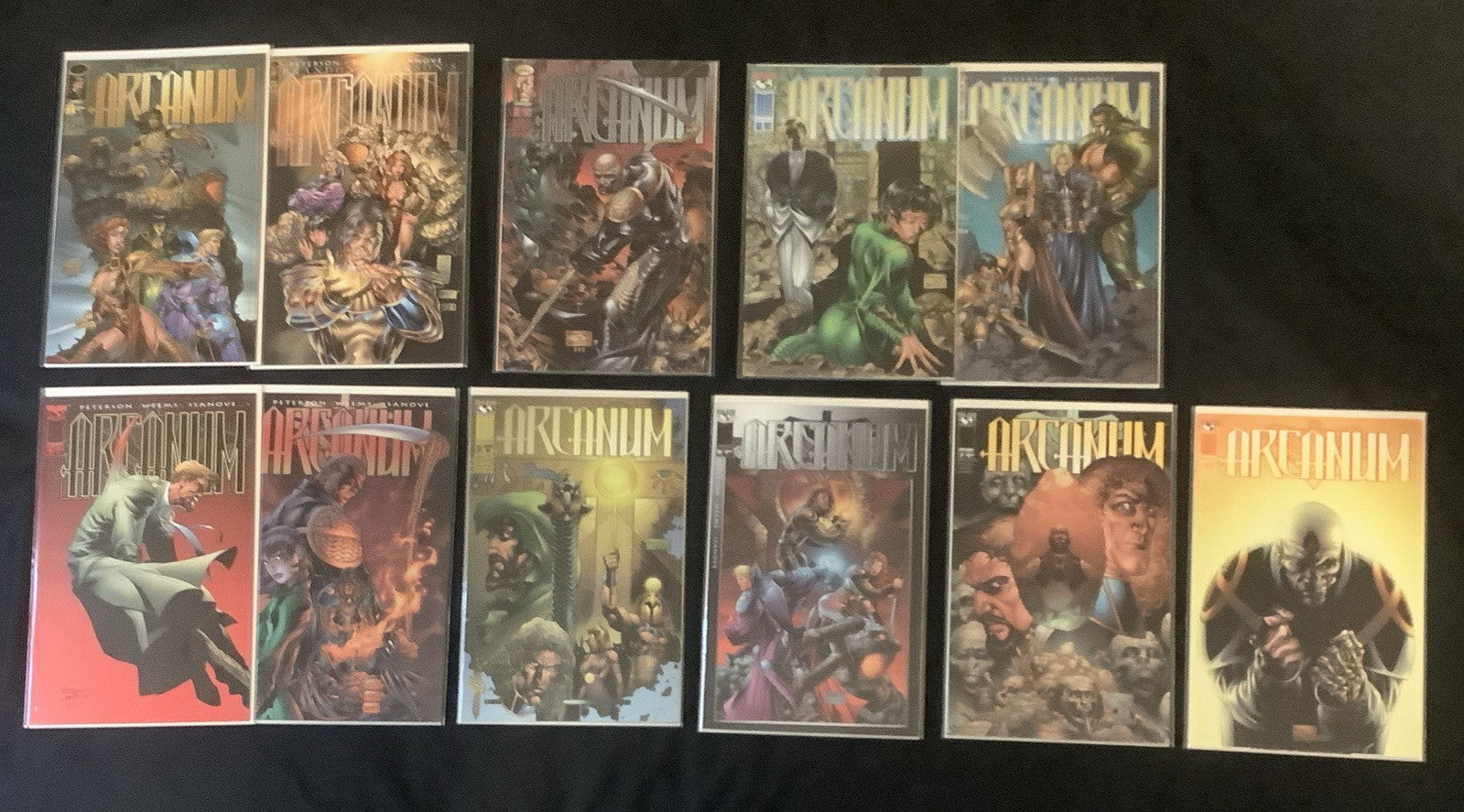 Arcanum #1-8 + Bonus Variant Cover Complete Comic Series, Image/Top Cow, 1997