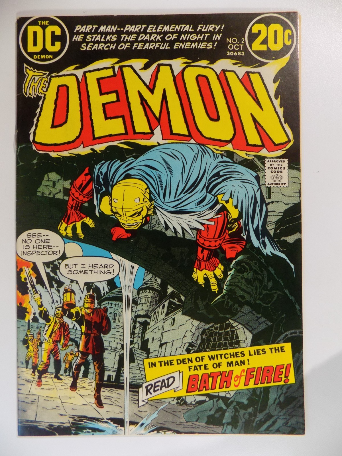 Demon #2 DC Comic October 1972 Very Fine+