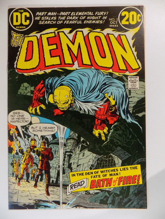 Demon #2 DC Comic October 1972 Very Fine+