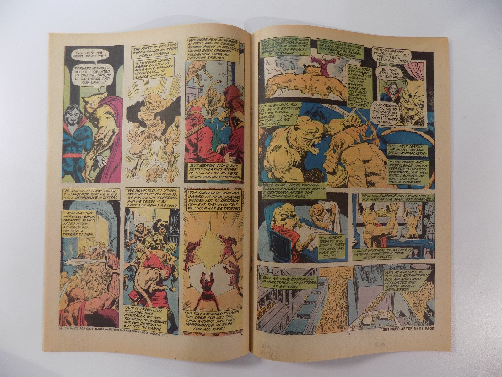 Adventure into Fear #22 Morbius DC Comic June 1974 Very Fine+