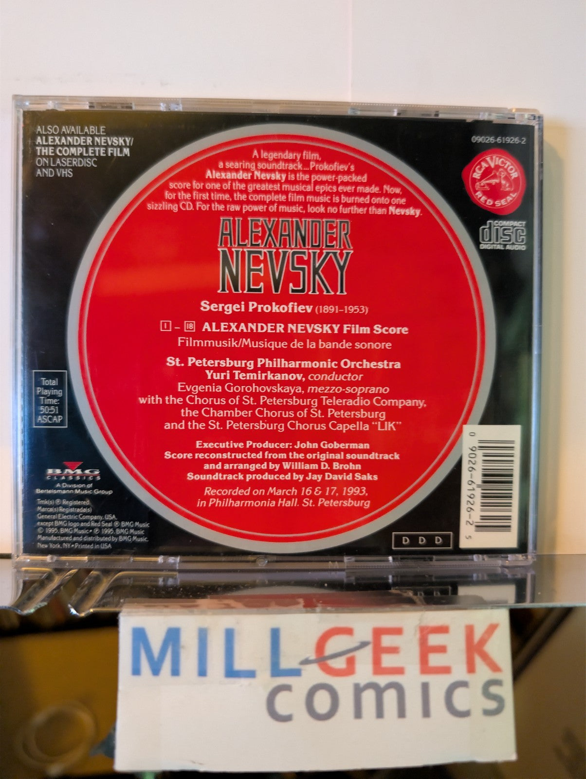 Soundtrack 2 CD Lot (Bollywood Music Rough Guide, Alexander Nevsky) -JD