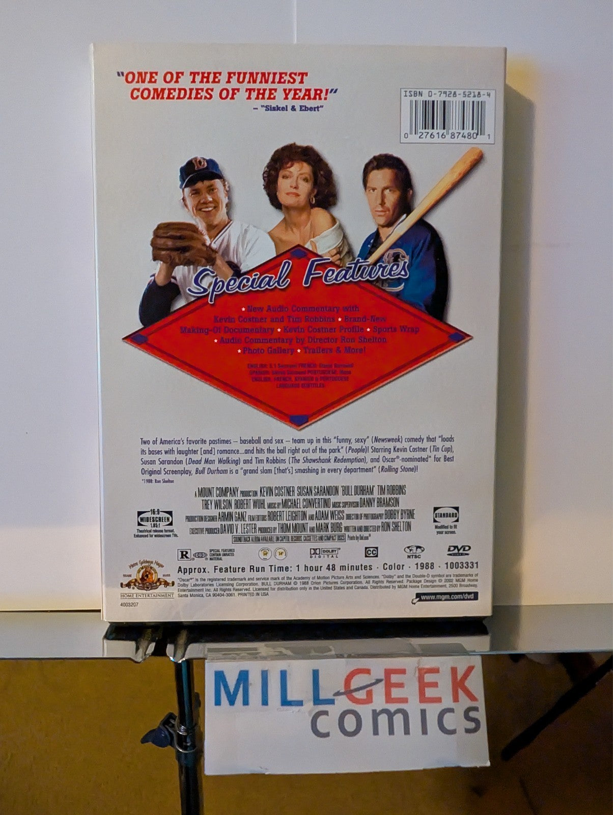 Bull Durham / The Natural, 2 Movie Set (DVD) Like New -JD