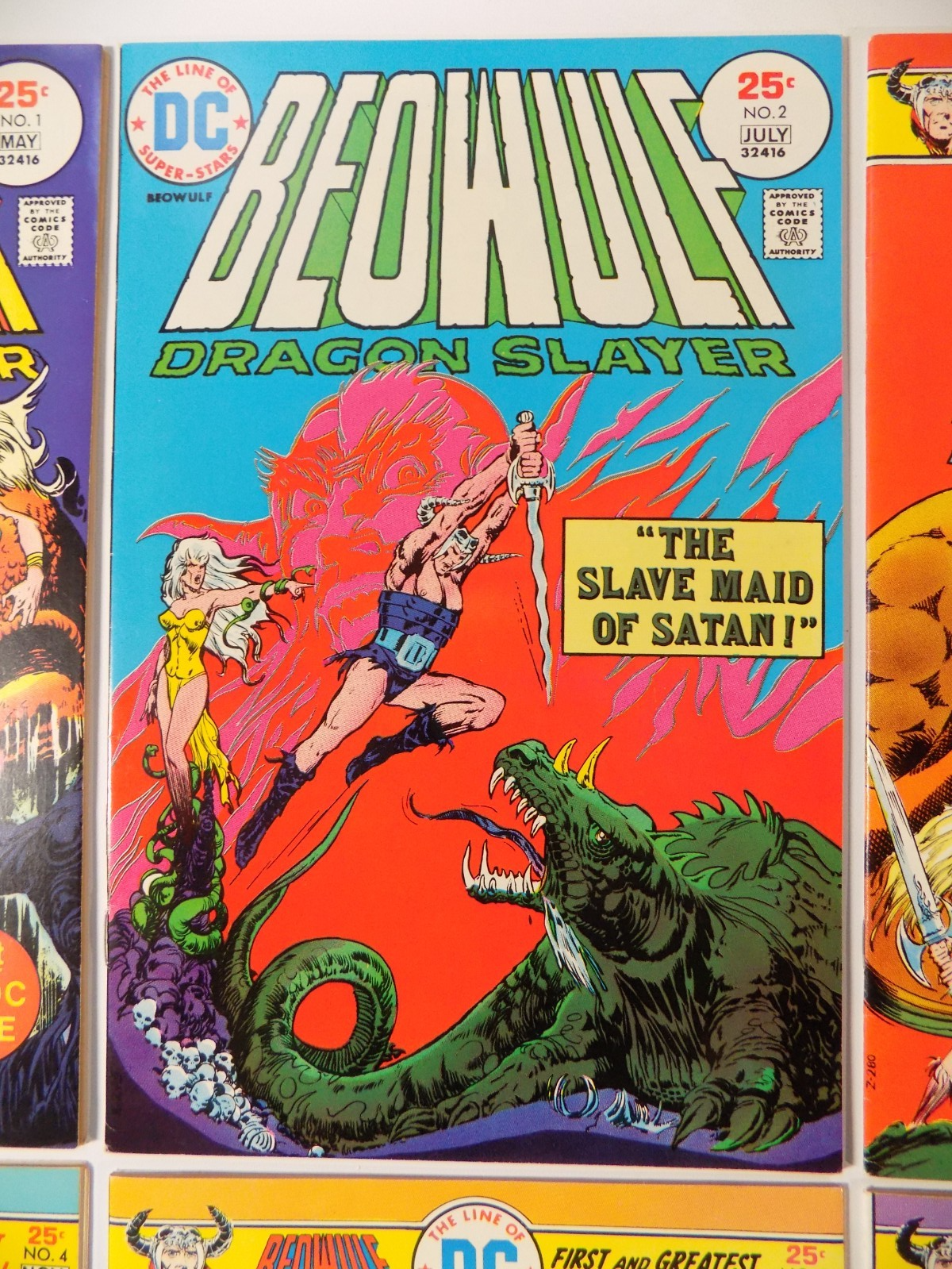 Beowulf Dragon Slayer #1-6 DC Comics May 1975-March 1976 VF or Better
