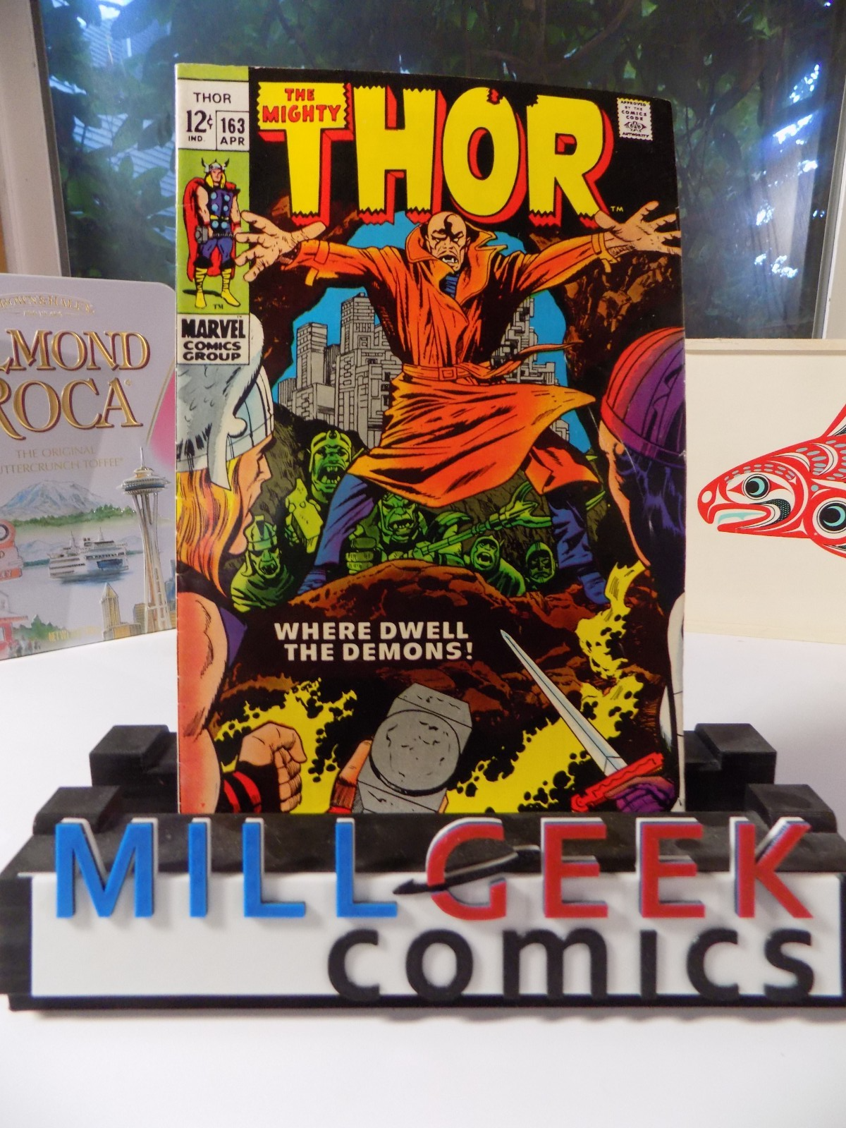 Thor #163 Marvel Comic April 1969 Fine/Very Fine