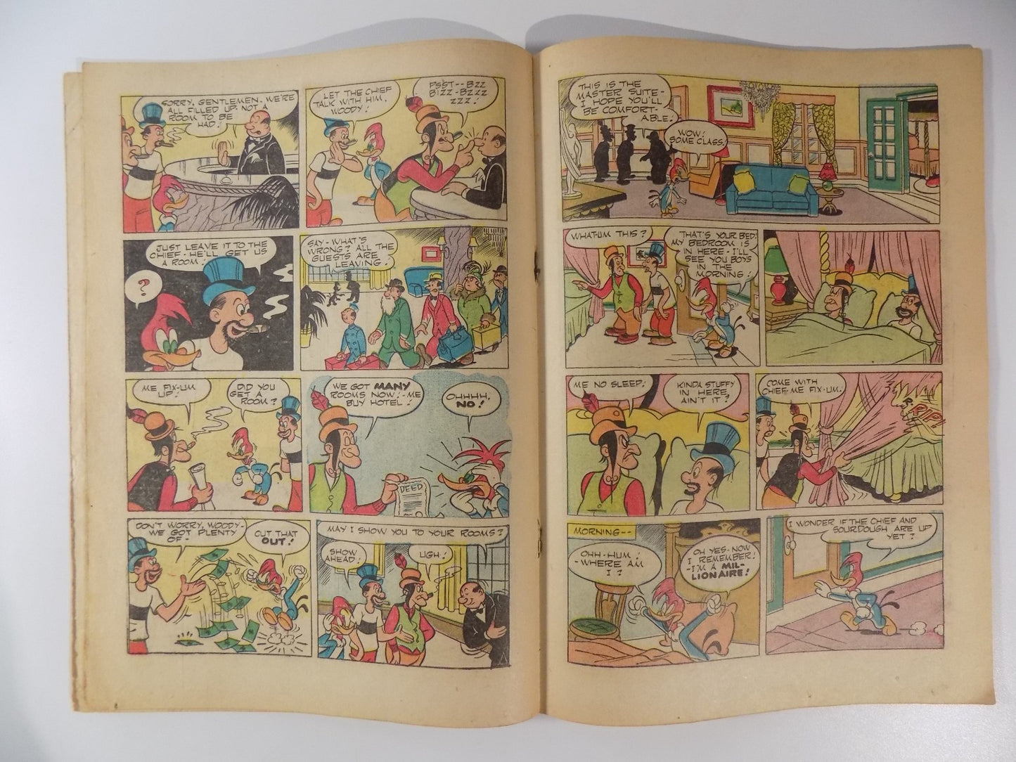 Four-Color #288 Woody Woodpecker Dell Comic 1950 Very Good